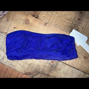 Design Lab Lord & Taylor Lace Bralette bandeau Medium NWT